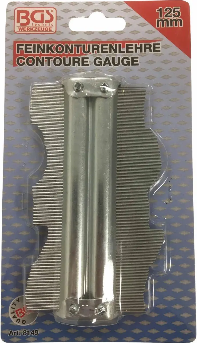 BGS technic Profieltaster Metaal 125mm - Zilver - afbeelding 2 van 6
