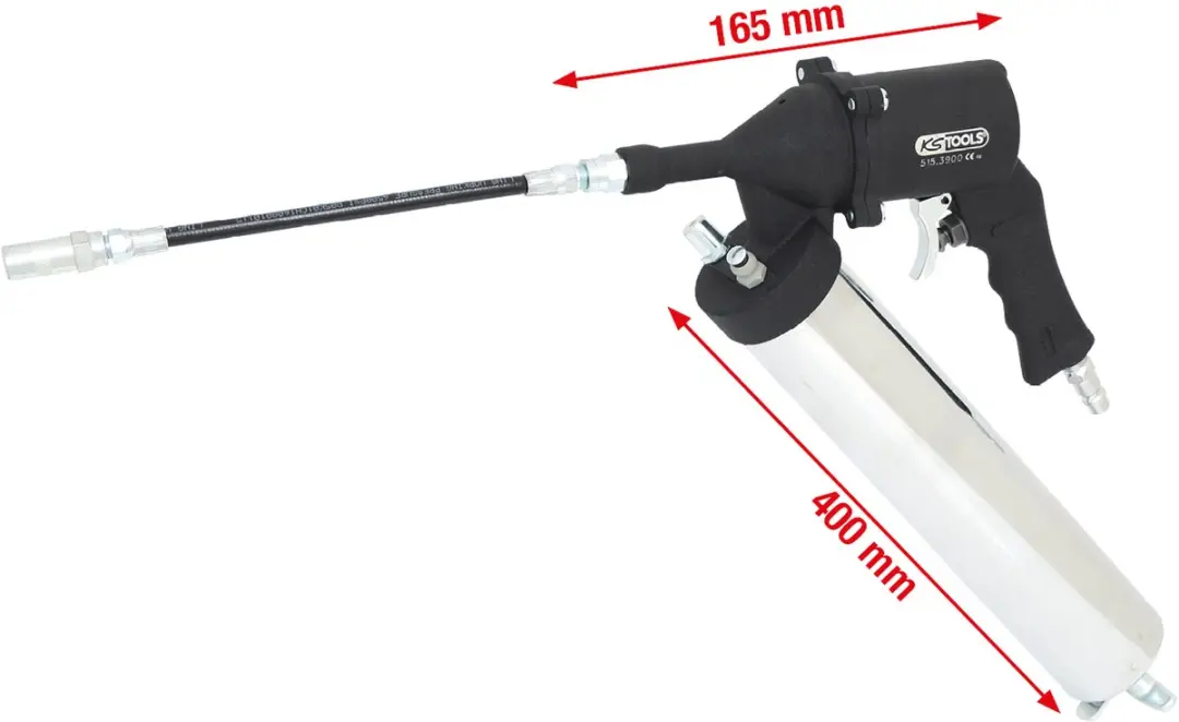 KS Tools 515.3900 Pneumatische vetspuit - 40cm - 400ml - afbeelding 3 van 6