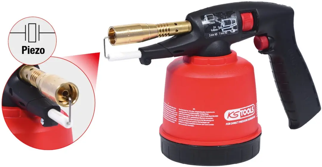 KS Tools 903.5902 Gasbrander - 650 °C - afbeelding 2 van 6