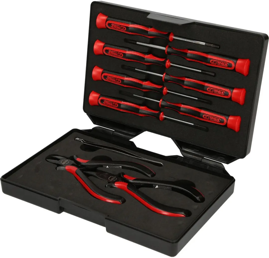 KS Tools 500.7180 Gereedschapset 10-delig - Zwart/Rood - afbeelding 4 van 5