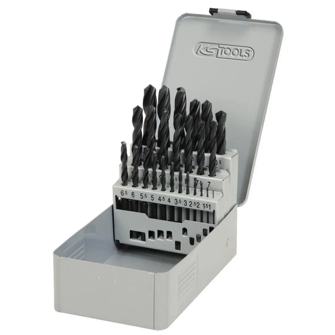 KS Tools HSS-R Boorset 330.1613 - 25 stuks - 1-13mm - afbeelding 4 van 6