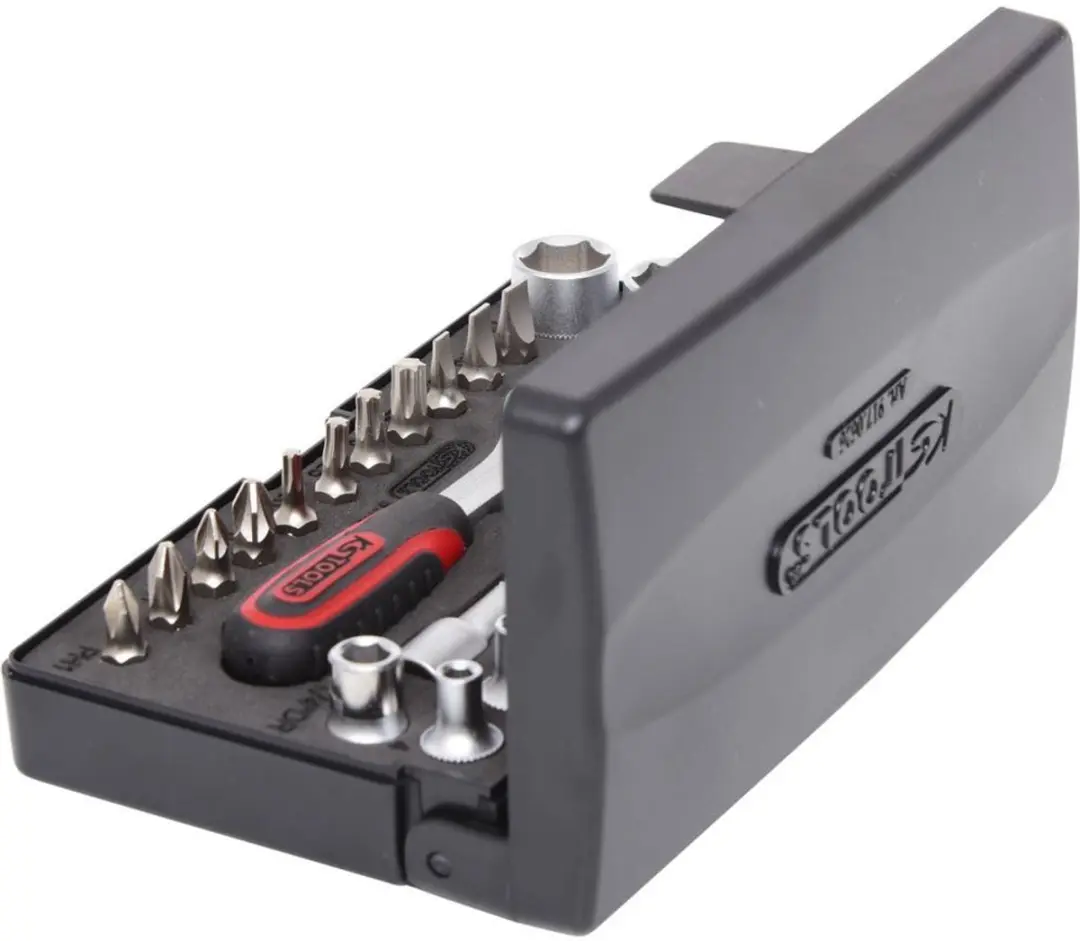 KS Tools Ratelsleutel en doppenset 1/4" 26-delig 917.0626 - afbeelding 5 van 6