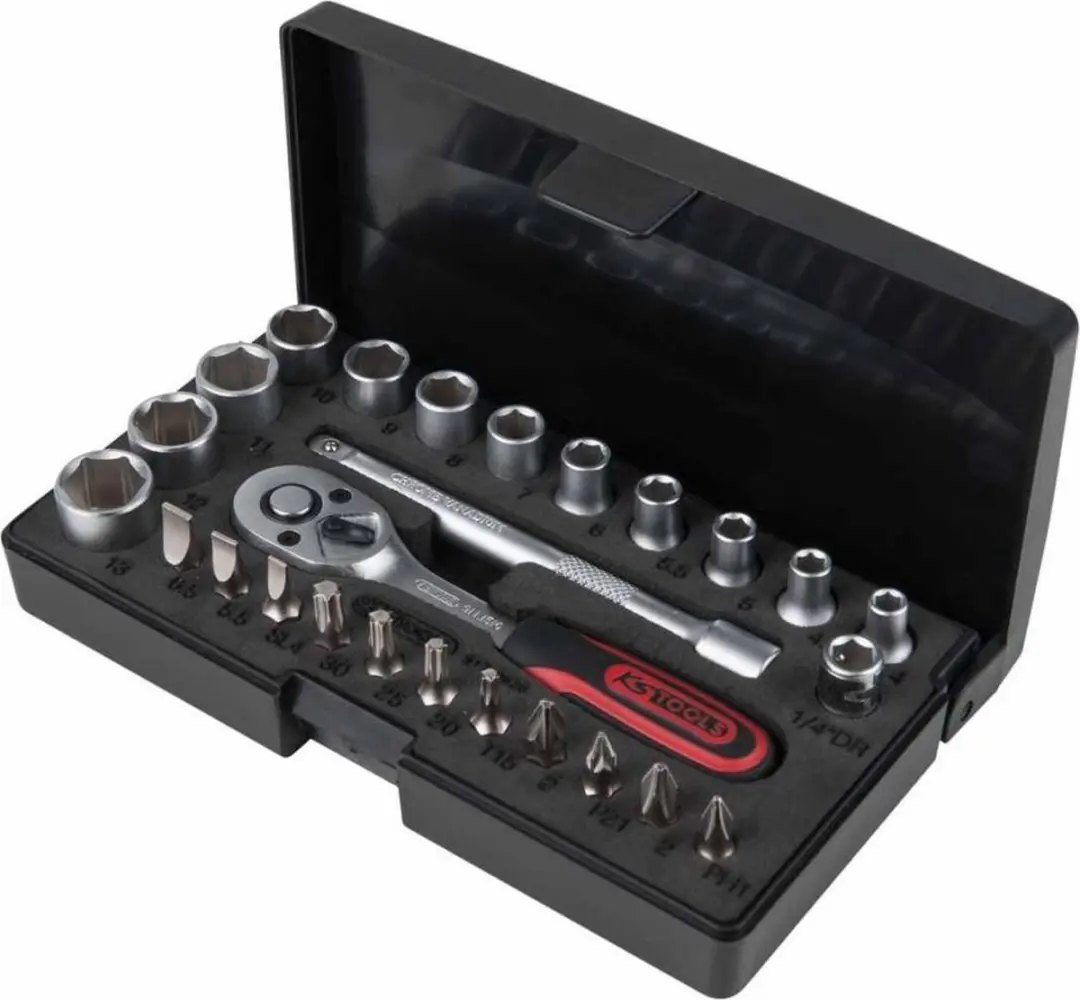 KS Tools Ratelsleutel en doppenset 1/4" 26-delig 917.0626