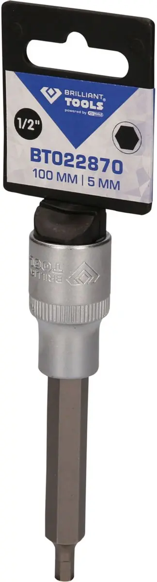 Brilliant Tools BT022870 Inbus Dopsleutel 5mm - 1/2" - afbeelding 2 van 4