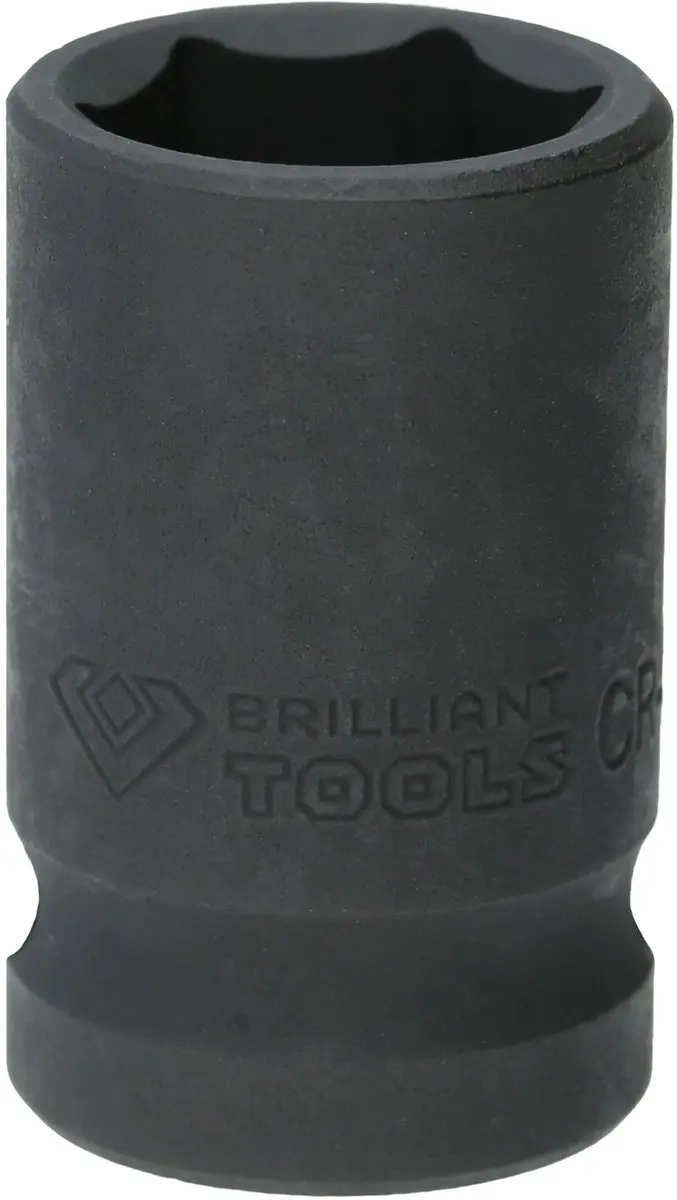 Brilliant Tools 1/2" krachtdop zeskant 16 mm kort BT022638