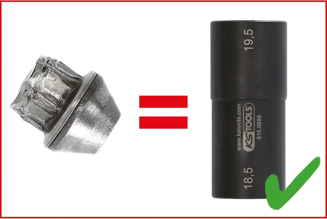 KS Tools 515.0895 Verwisselbare Koppen 1/2 (12,5 mm) - afbeelding 4 van 6