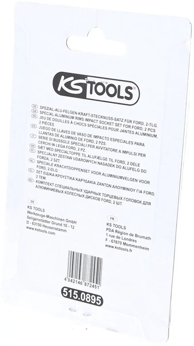 KS Tools 515.0895 Verwisselbare Koppen 1/2 (12,5 mm) - afbeelding 2 van 6