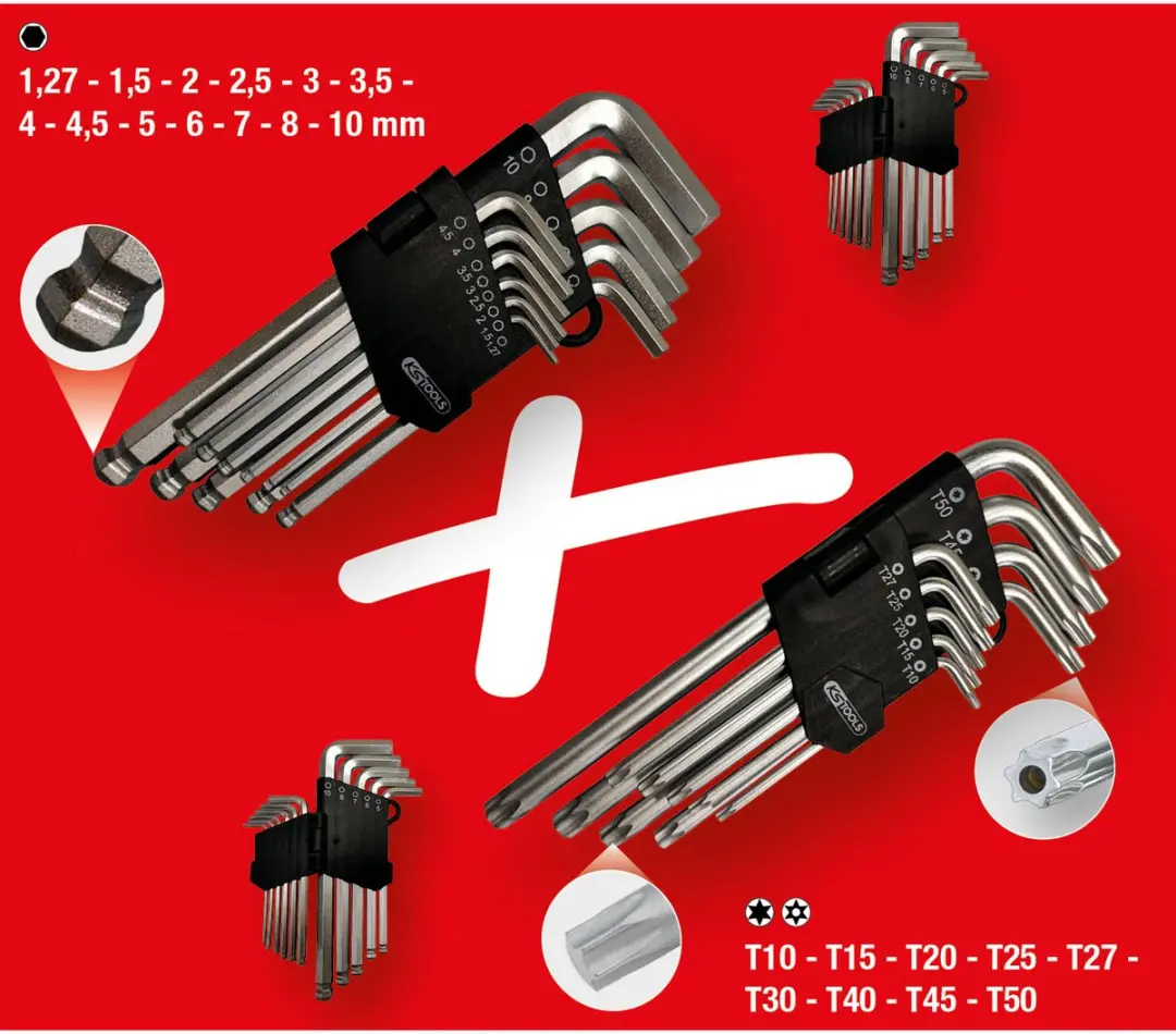 KS Tools 151.4000 TX Haakse schroevendraaierset - afbeelding 5 van 6