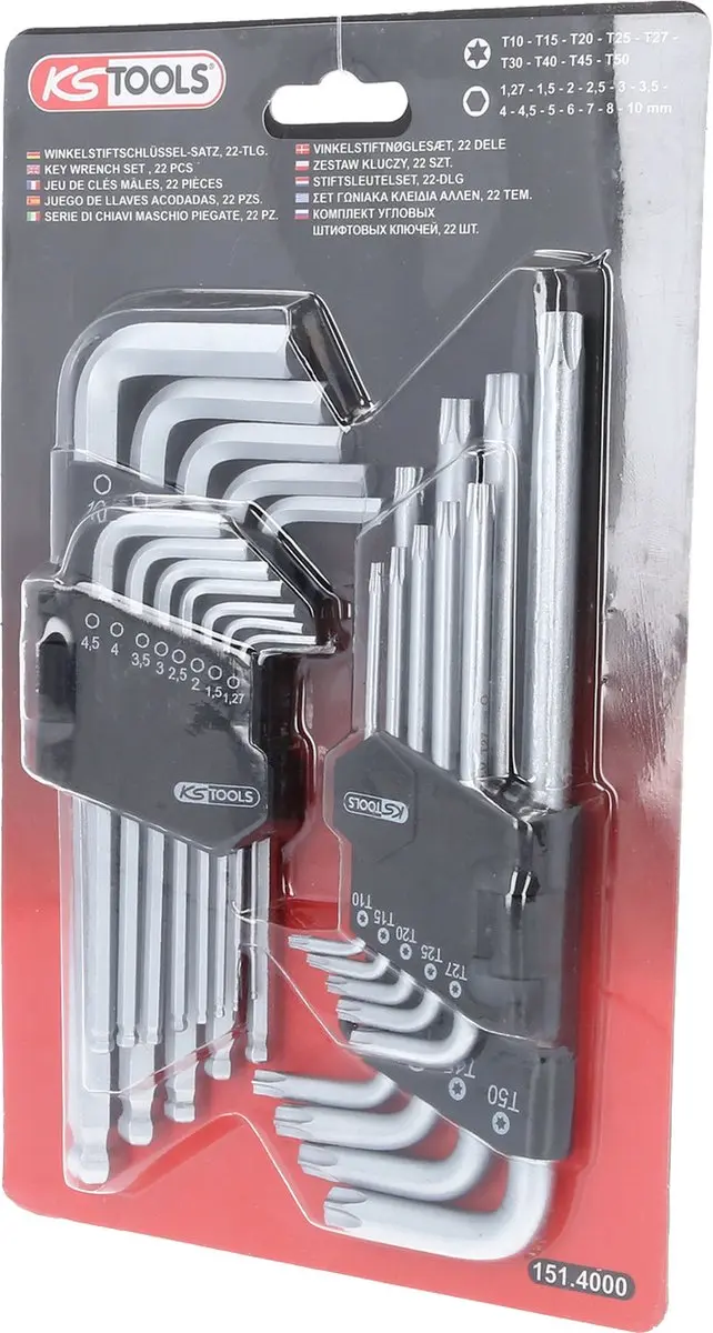 KS Tools 151.4000 TX Haakse schroevendraaierset - afbeelding 3 van 6