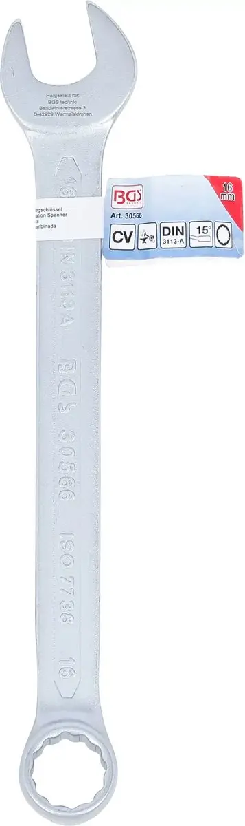 BGS technic 30566 Ringsteeksleutel 16 mm - afbeelding 6 van 6
