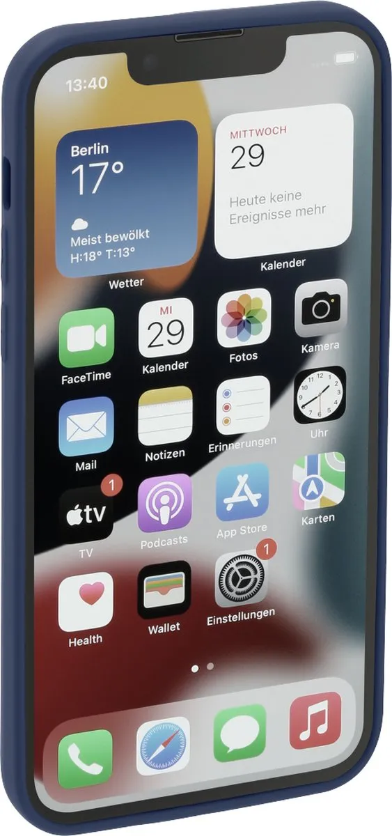 Hama Finest Feel Hoesje iPhone 14 Plus - Blauw
