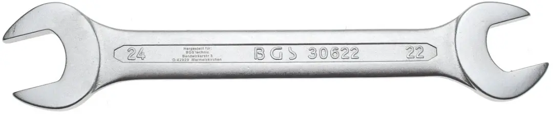 BGS technic 30622 Steeksleutel 22 x 24 mm - afbeelding 3 van 4