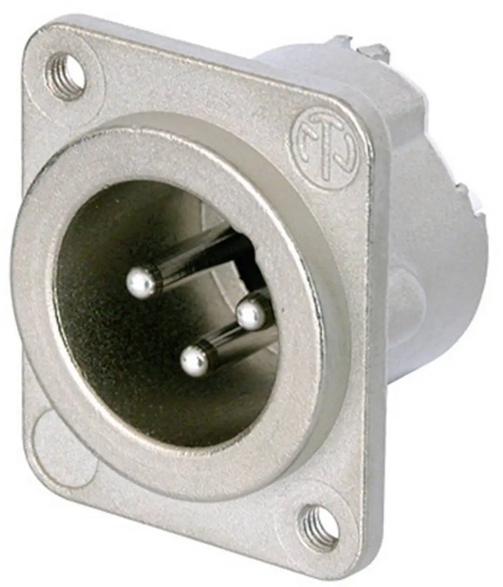 Neutrik NC3MD-LX-M3 XLR-connector flensstekker