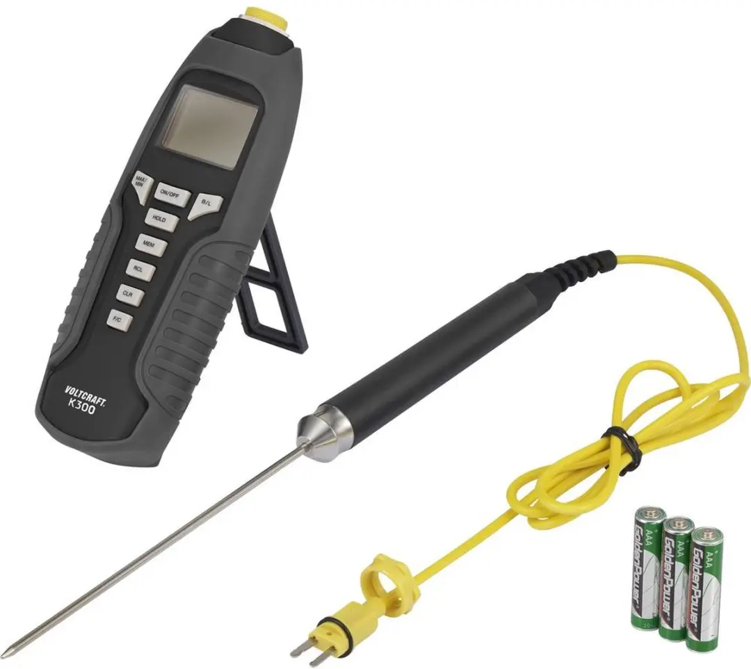 Voltcraft K300 Temperatuurmeter - -200 tot 1370 °C - Sensortype K - afbeelding 3 van 6