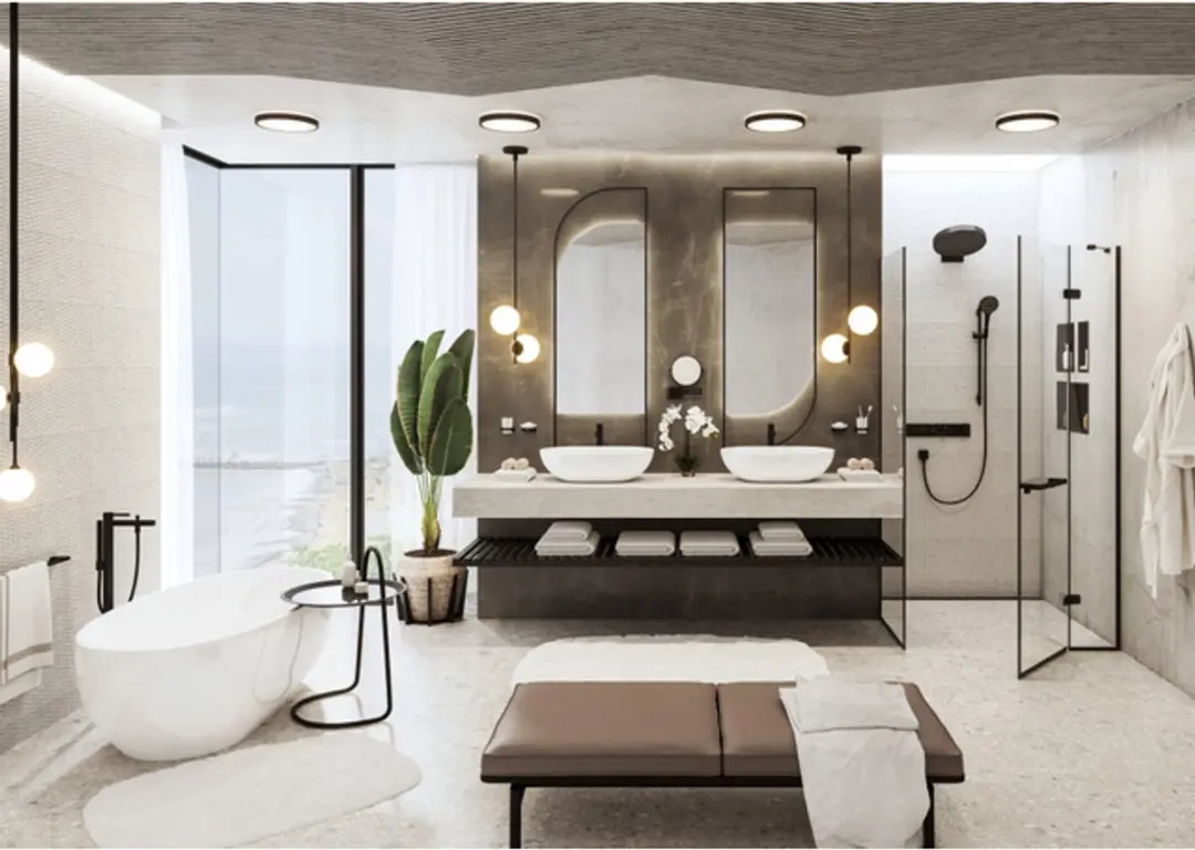 Hansgrohe RainSelect 15380670 Afbouwdeel - Mat Zwart - afbeelding 3 van 6