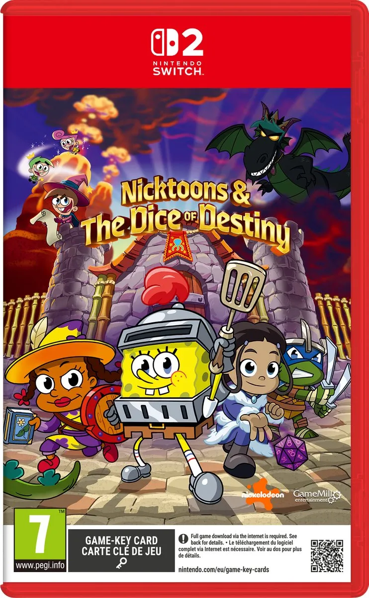 Nickelodeon NickToons & The Dice of Destiny Nintendo Switch 2 - 4 Spelers