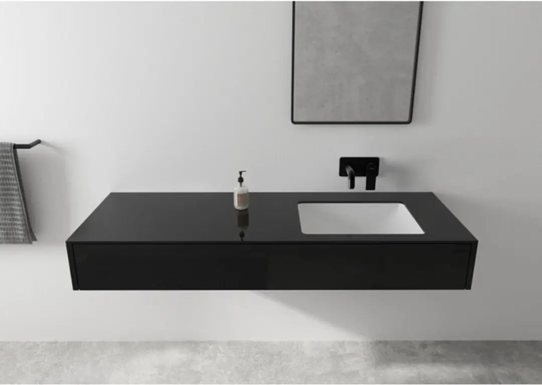 Hansgrohe Vernis Shape Wastafelkraan 2-gats - Mat Zwart - afbeelding 2 van 6