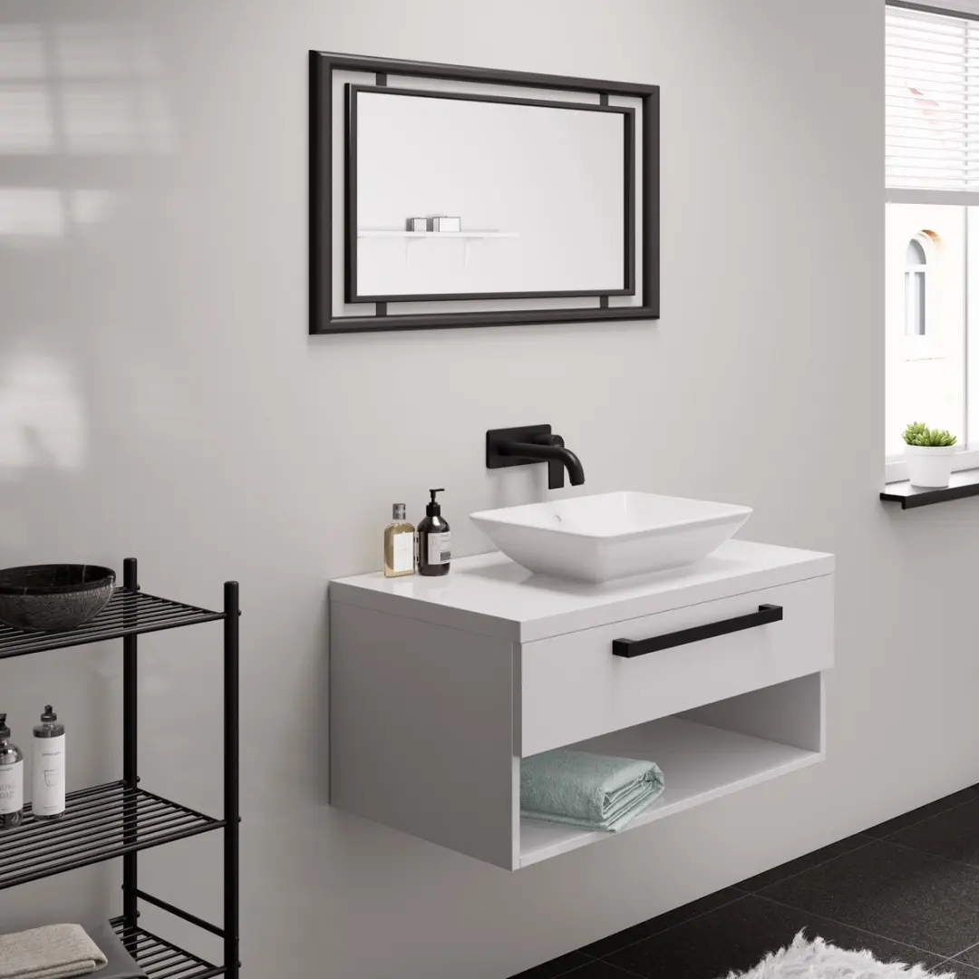 Hansgrohe Vernis Shape Wastafelkraan 2-gats - Mat Zwart - afbeelding 5 van 6