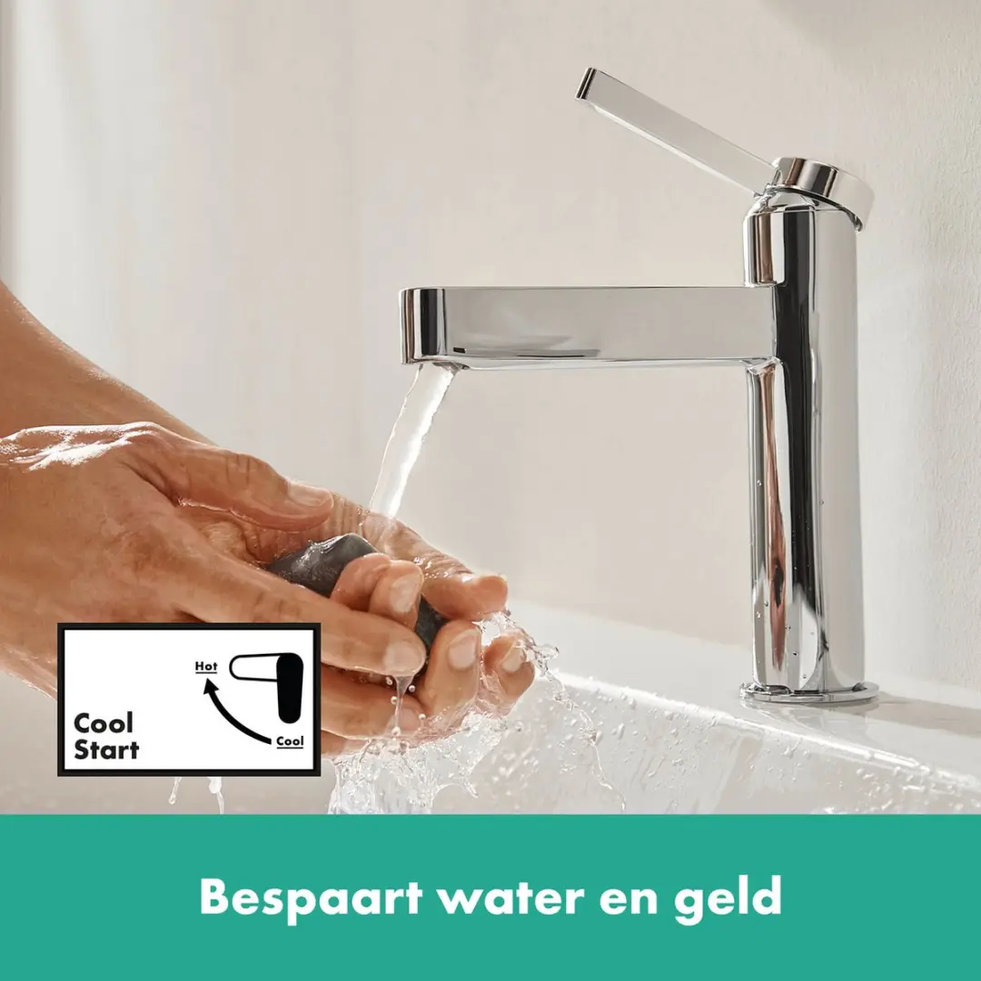 Hansgrohe Finoris 110 Wastafelmengkraan 76024000 - Chroom - afbeelding 4 van 6