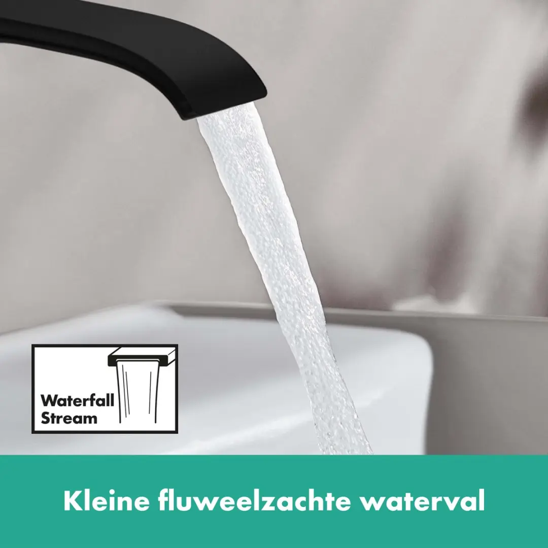 hansgrohe Vivenis Baduitloop - Mat Zwart - afbeelding 3 van 5