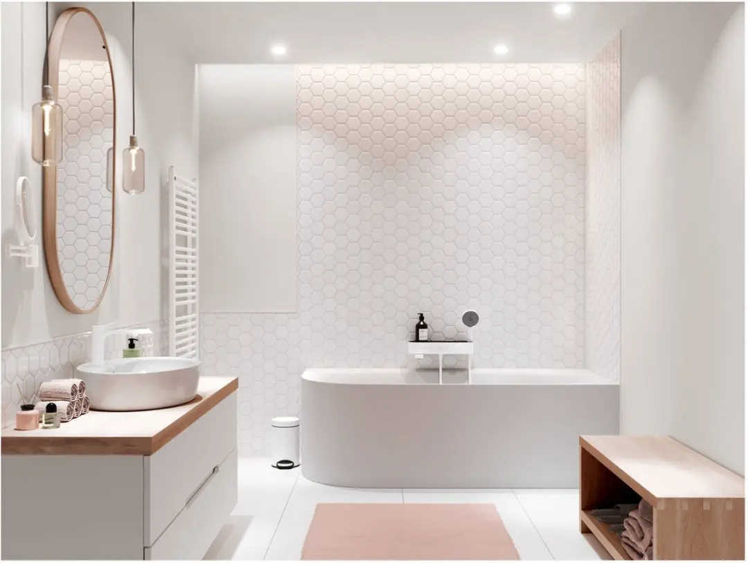 Hansgrohe Pulsify Select Showertablet 24340700 - Mat Wit - afbeelding 2 van 6