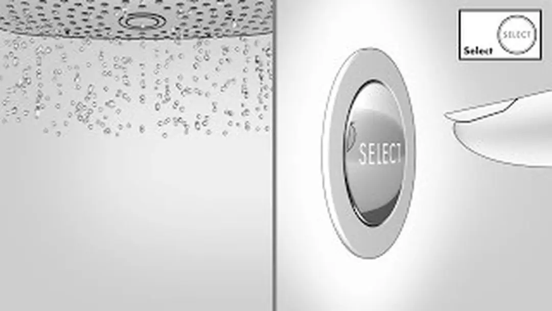 Hansgrohe Pulsify Select Showertablet 24340700 - Mat Wit - afbeelding 4 van 6