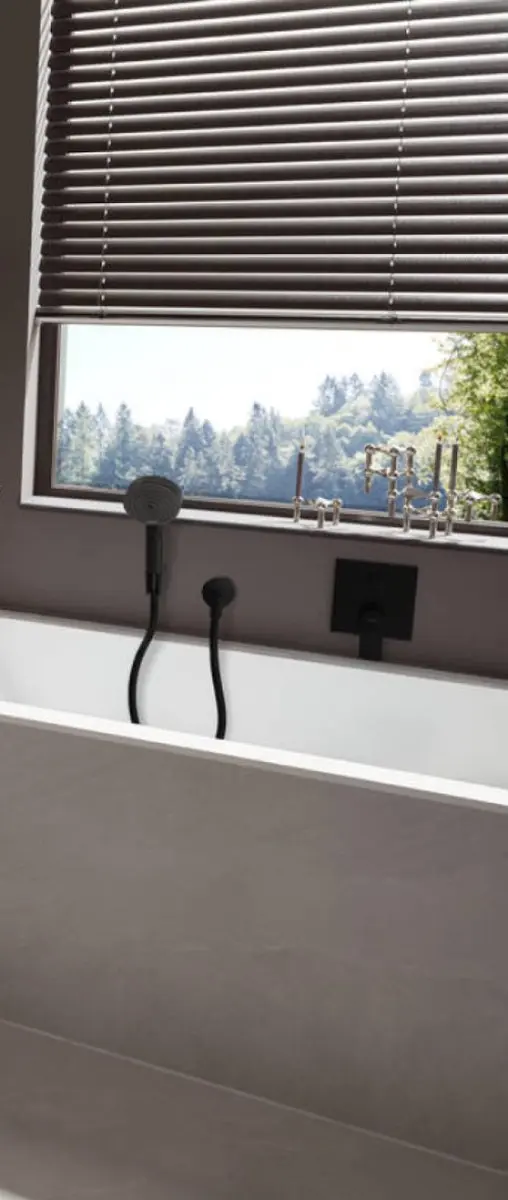 Hansgrohe VIVENIS 1 greeps inbouw badmengkraan - mat zwart - afbeelding 2 van 6