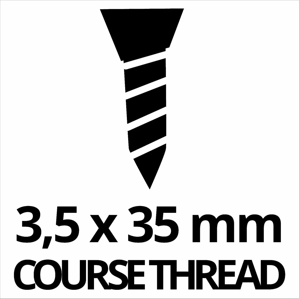 Einhell Schroeflint 3,5x35mm - 1000 Stuks