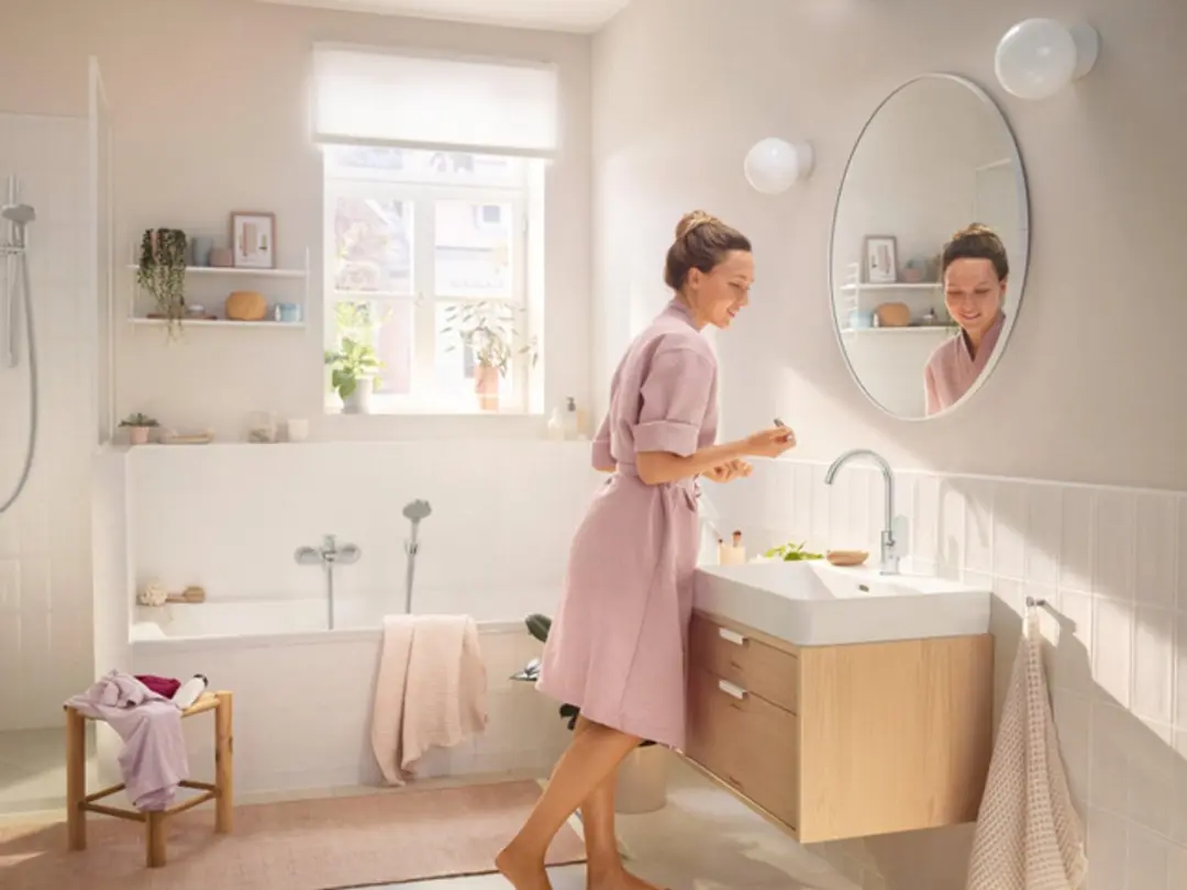 Hansgrohe Rebris S 72443000 Badmengkraan Opbouw - Chroom - afbeelding 6 van 6