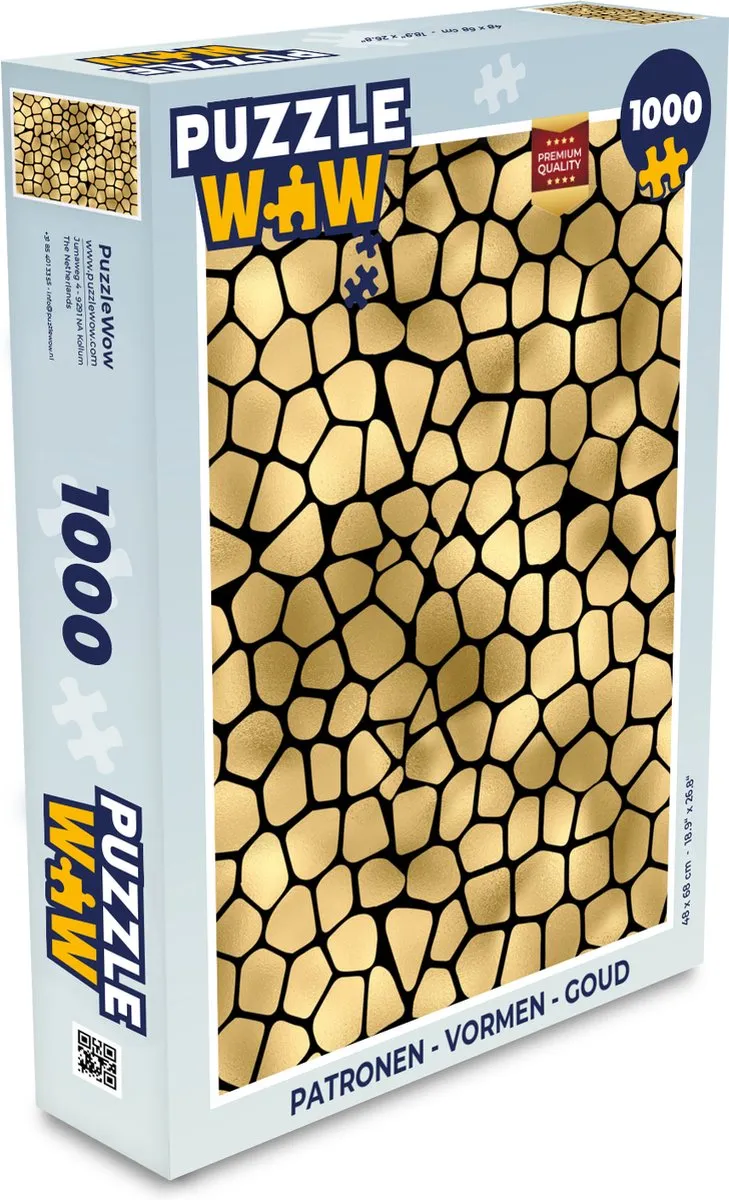 PuzzleWow Legpuzzel 1000 Stuks