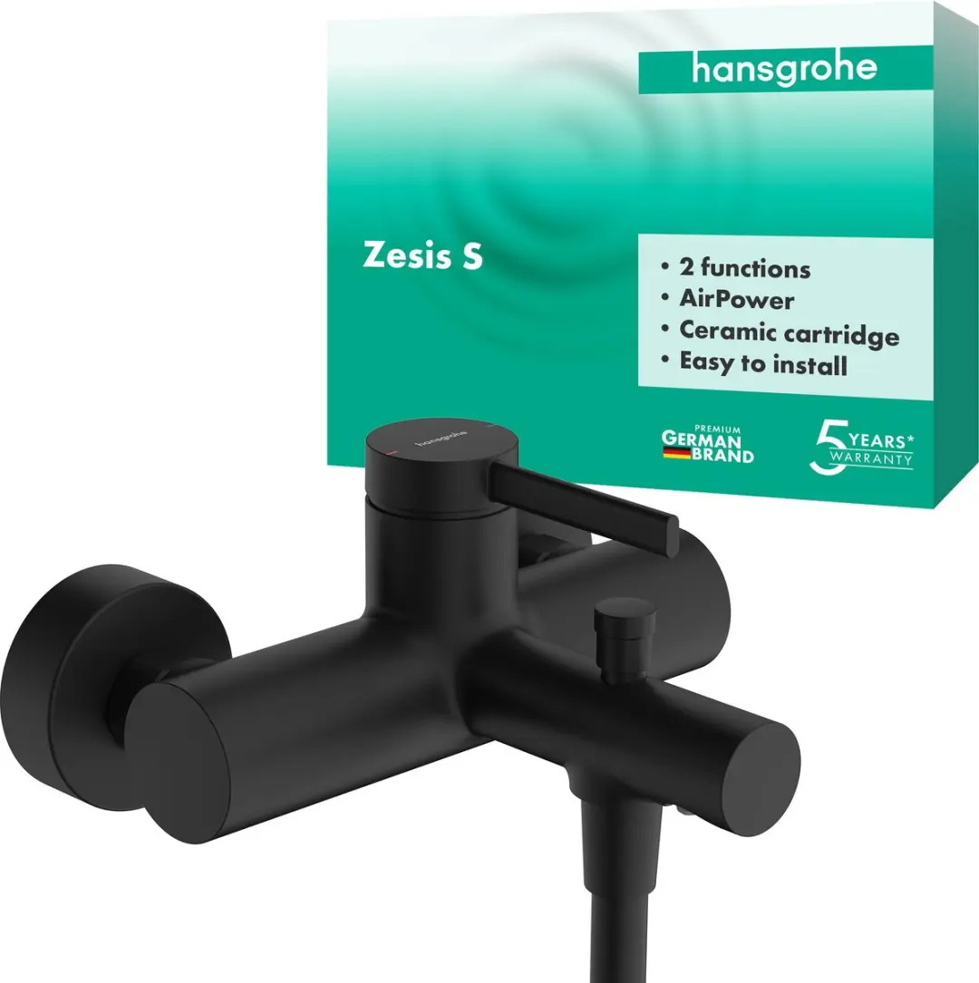 Hansgrohe Zesis S Badkraan 74420670 - Mat Zwart - afbeelding 5 van 6