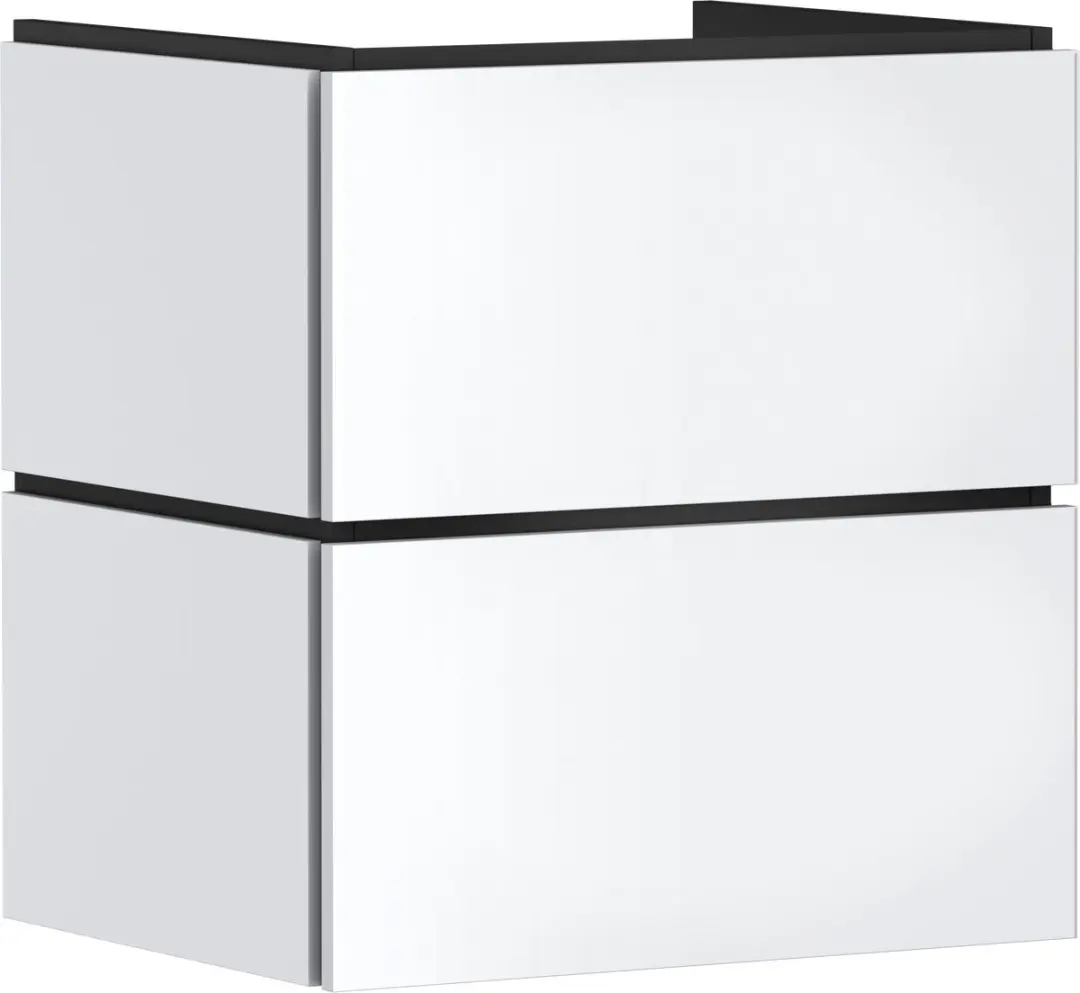 hansgrohe Xelu Q 60317450 Wastafel 600x480mm - Wit - afbeelding 2 van 4