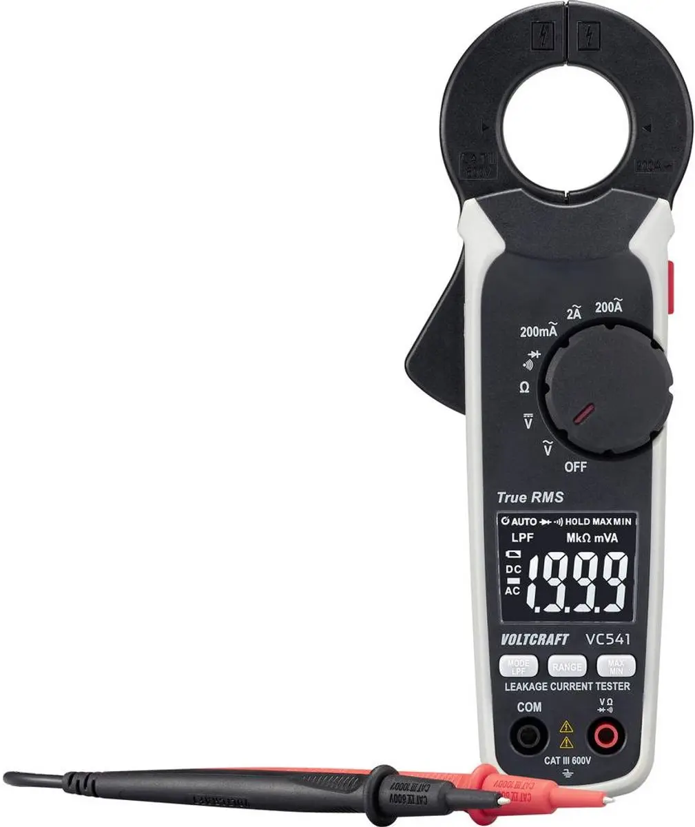 Voltcraft VC541 VC-16044230 Stroomtang Digitaal