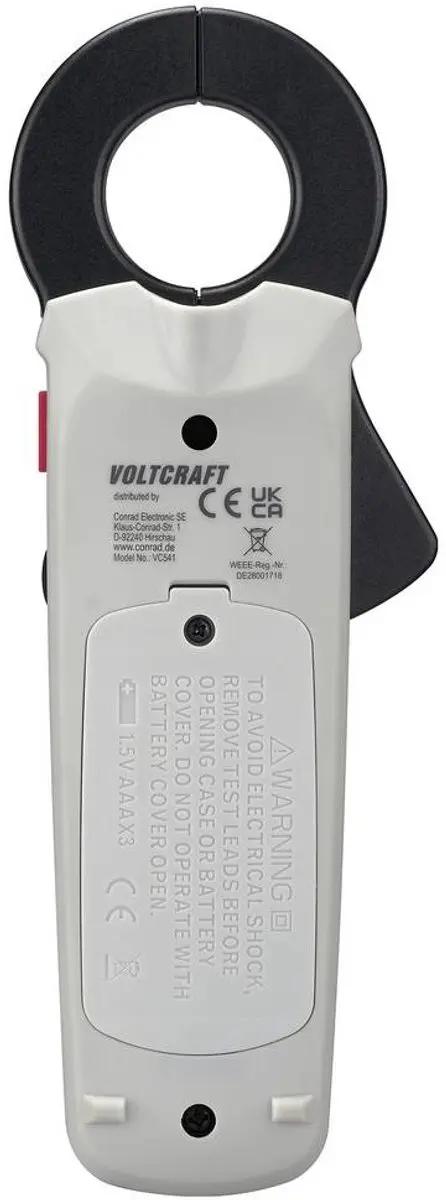 Voltcraft VC541 VC-16044230 Stroomtang Digitaal - CAT III 600V - afbeelding 2 van 4