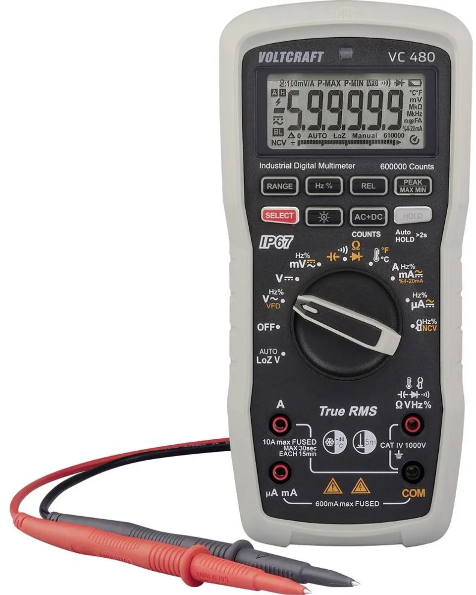 Voltcraft VC 480 Multimeter Digitaal IP67