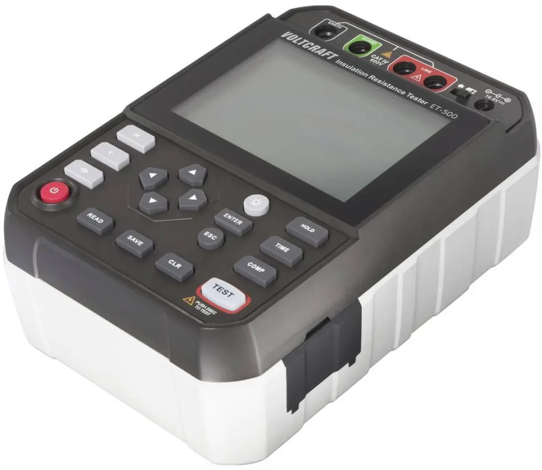 Voltcraft ET-500 Isolatiemeter VC-17072215 - 5.0 TΩ - afbeelding 2 van 5