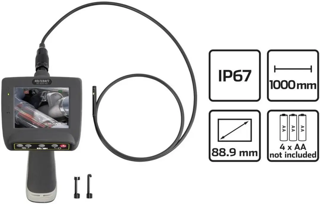 Voltcraft BS-820 HD Endoscoop - Ø5.5mm - 1m - afbeelding 5 van 5
