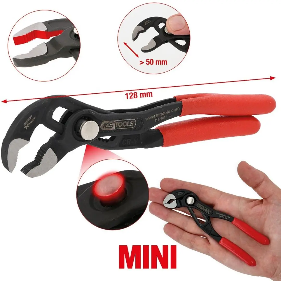 KS Tools 115.2015 Waterpomptang - 128 mm - afbeelding 4 van 5