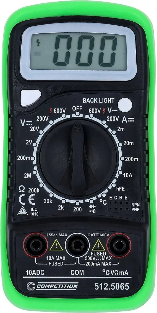 KS Tools Multimeter Digitaal Automotive 512.5065 - afbeelding 5 van 5