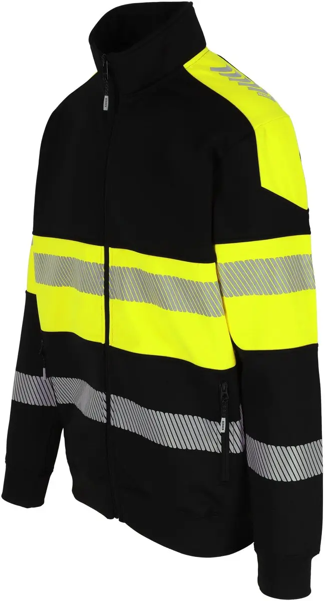 Herock Karis High Vis Sweatvest Zwart / 2XL