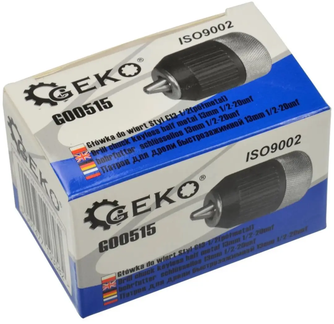 GEKO Boorkop Sleutelloos 2-13mm G00515 - afbeelding 4 van 4