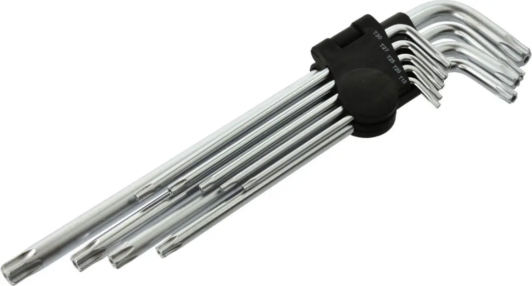 GEKO Torxsleutelset Lange Arm T15-T55 - 9-delig - afbeelding 5 van 6