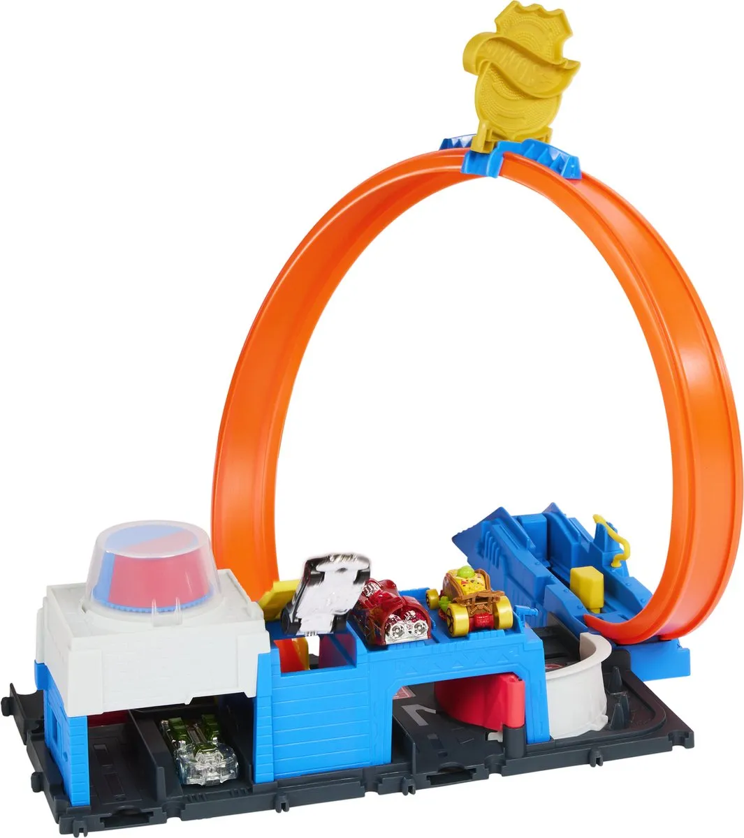 Hot Wheels City Superpolitiebureau JBM71 Loopingbaan
