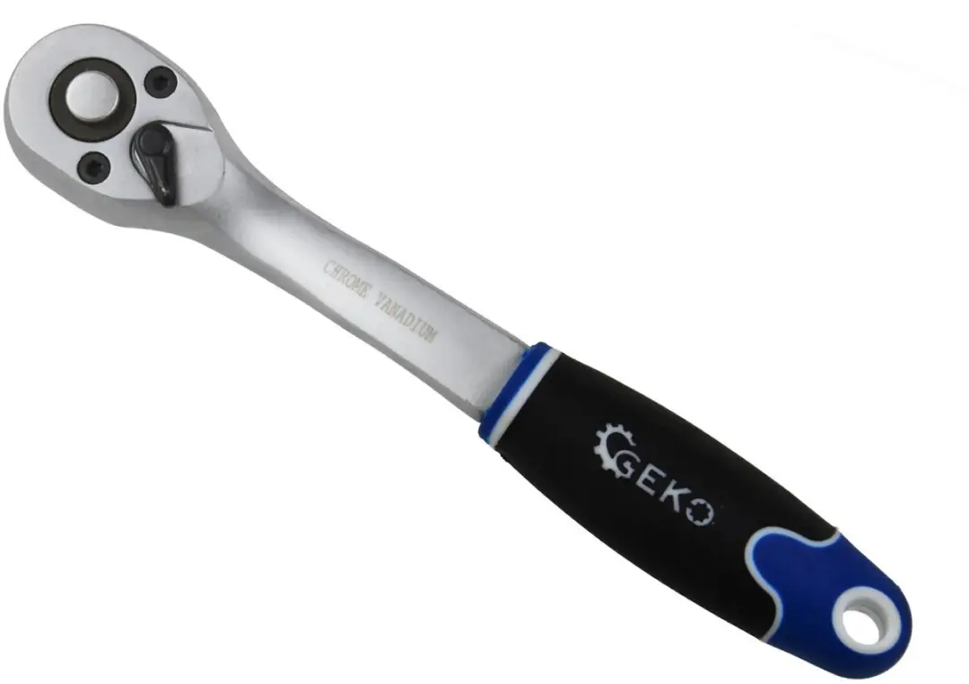 GEKO Offset Ratelsleutel 72-Tands - Chroom Vanadium - afbeelding 2 van 6