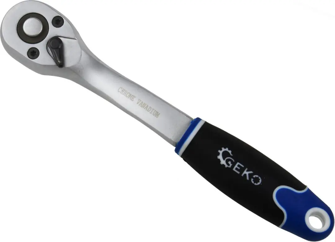 GEKO Offset Ratelsleutel 72-Tands - Chroom Vanadium - afbeelding 5 van 6