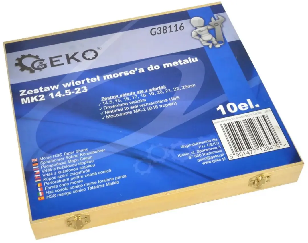 GEKO HSS boren set - 14,5-23 mm - afbeelding 2 van 6