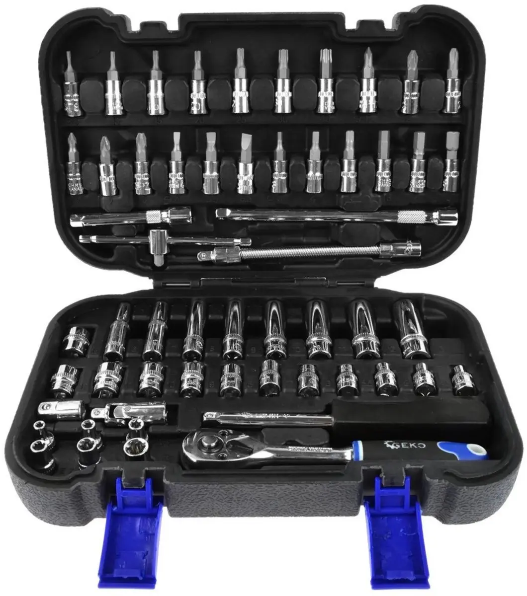 GEKO Torx dopsleutelset - 56-delig - 1/4" - afbeelding 6 van 6