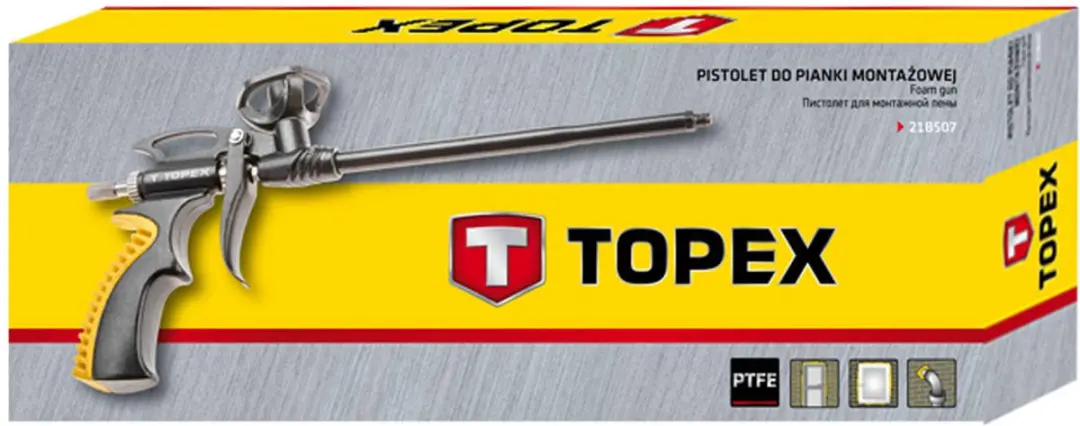 TOPEX purpistool semi prof.  ptfe gecoat - afbeelding 2 van 3