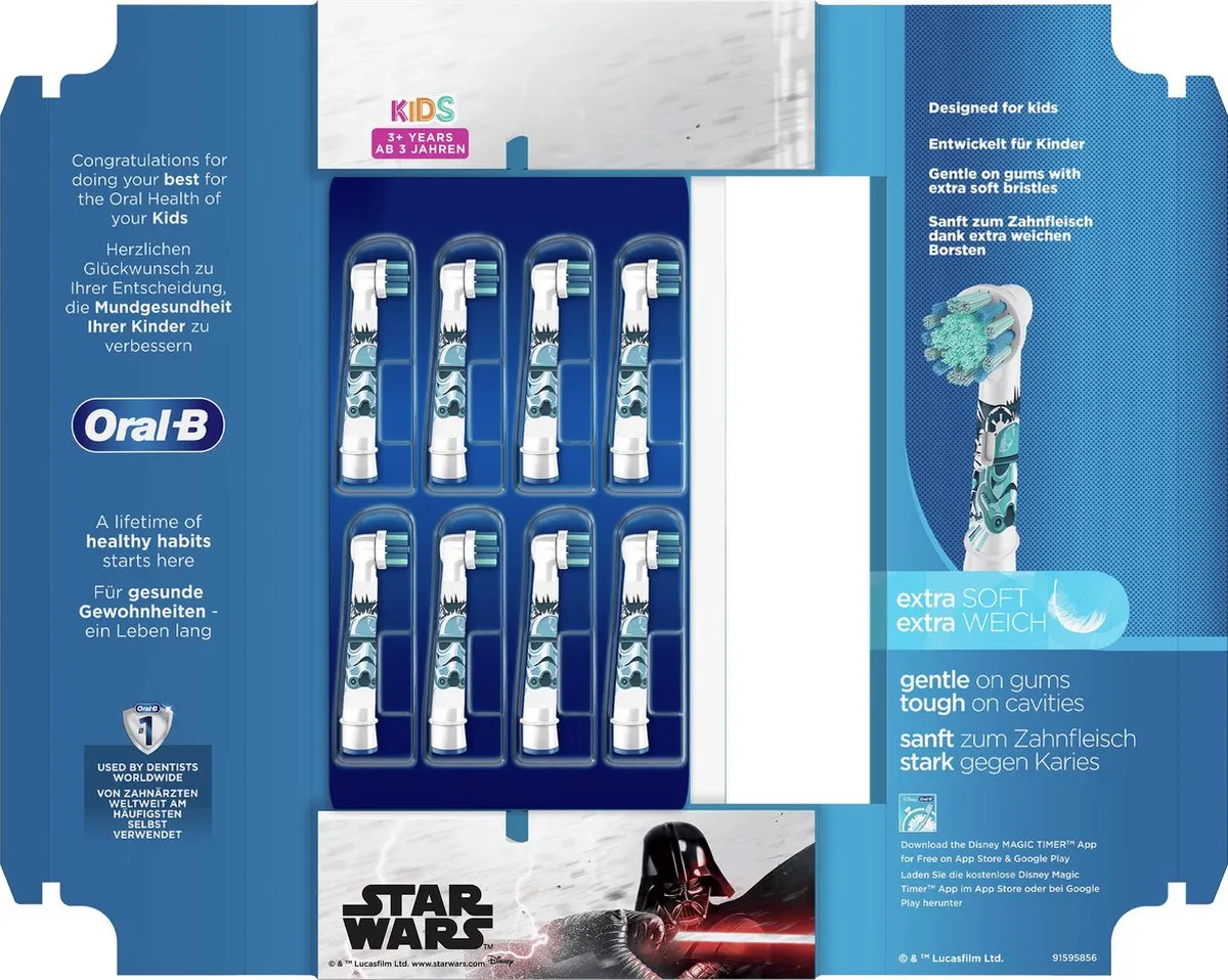 Oral-B Kids Star Wars Borstels 8-delig