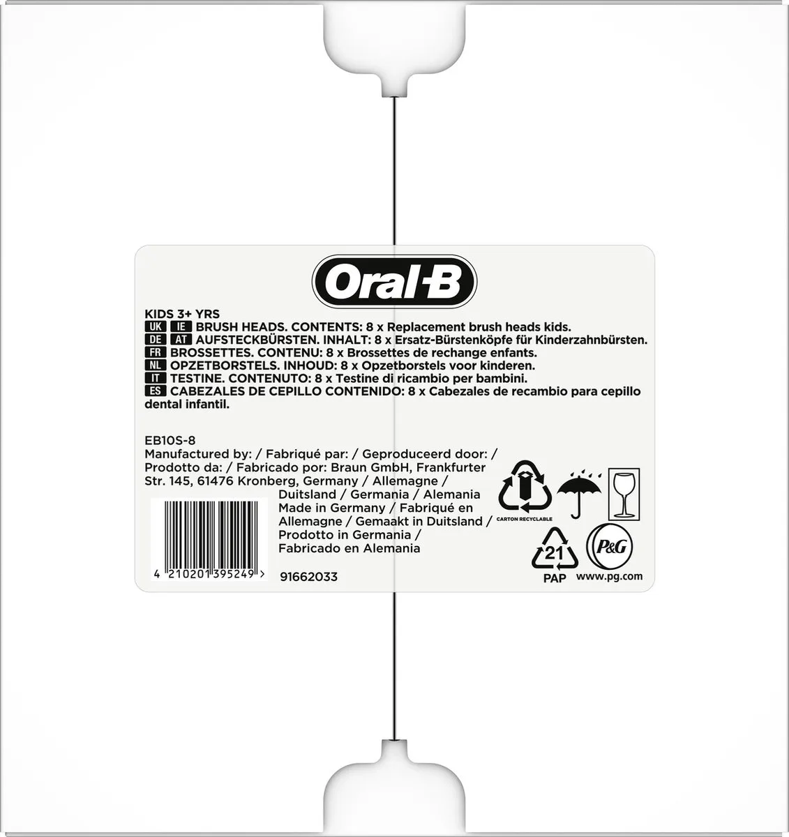Oral-B Kids Star Wars Borstels 8-delig - 81748450 - Meerkleurig